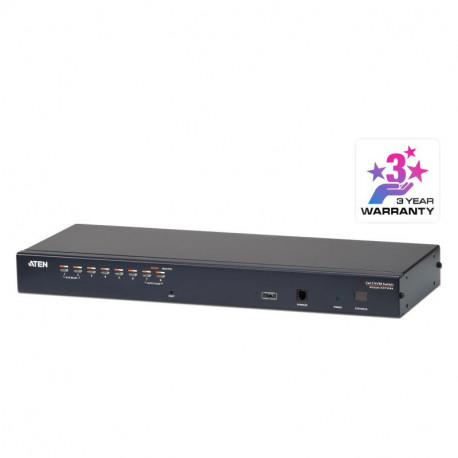 Aten KH1508A 8-Port Cat 5 KVM Switch with Daisy-Chain Port