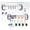 Aten CS1734B 4-Port PS2-USB VGA Audio KVMP Switch with OSD
